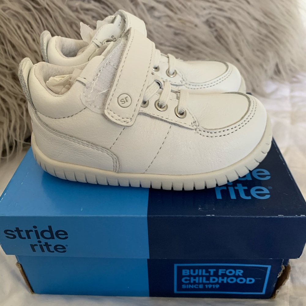 Stride rite white toddler sneakers